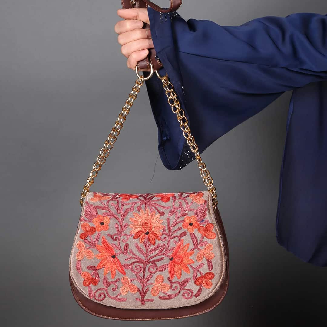 Buy Kashmiri Sling Bags Online Worldwide Delivery – Treasures of