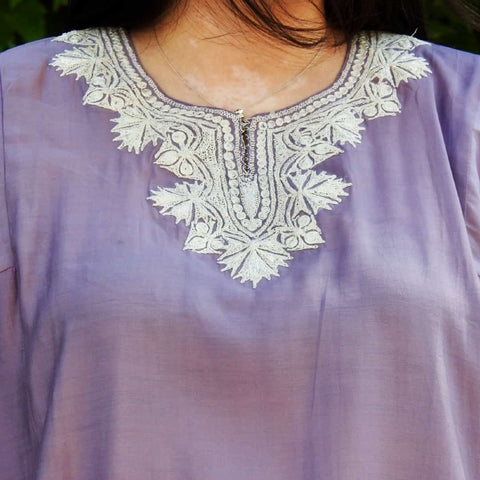 Violet Phiran in Tilla Embroidery