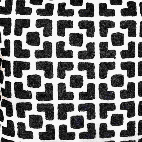 Black & White Geometrical Shaped Cushion Cover