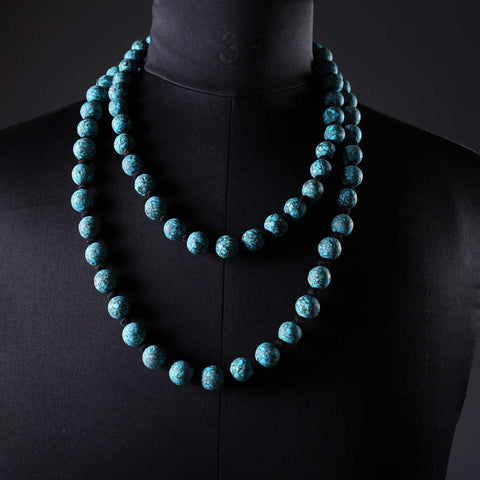 Turquoise Circular Handmade Chain