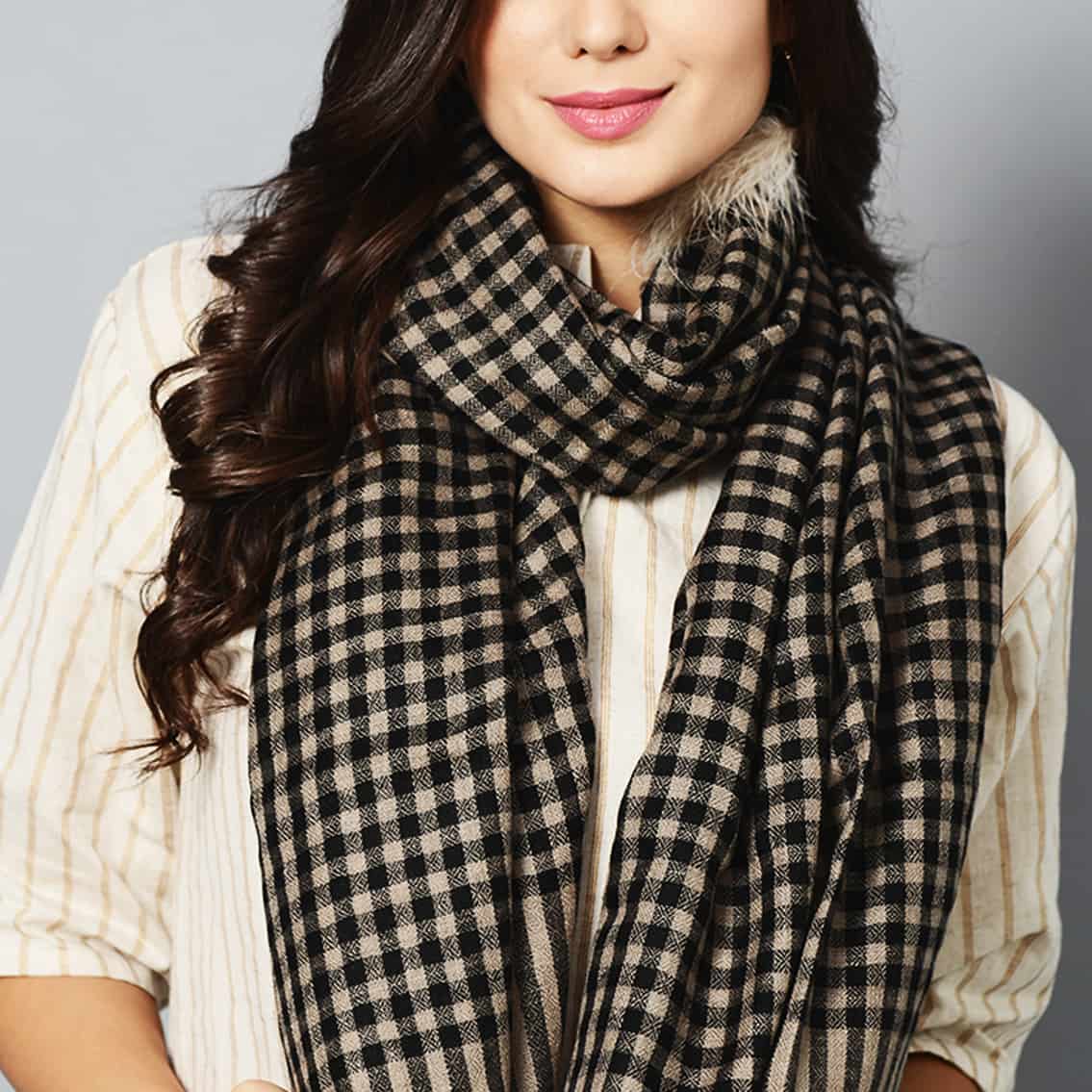 Shop Ladies Cashmere Pashmina Stole Online | Treasures of Kashmir