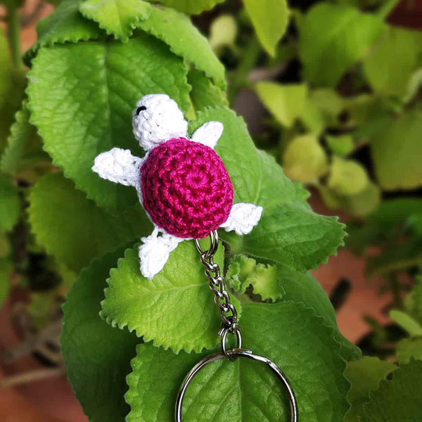 Mini Turtles Crochet Keychains