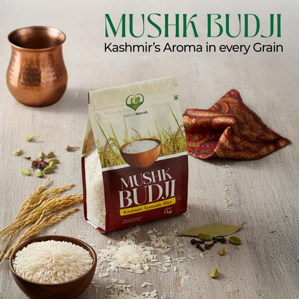 Mushk Budji | Kashmiri Aromatic Rice | 1kg