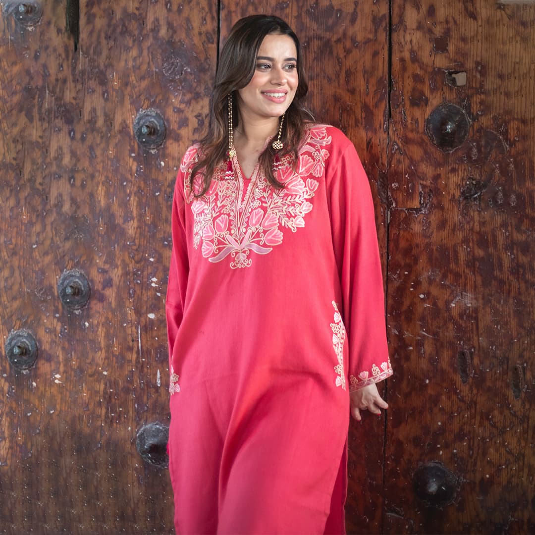 Noon Chai Pheran | Hand Embroidered