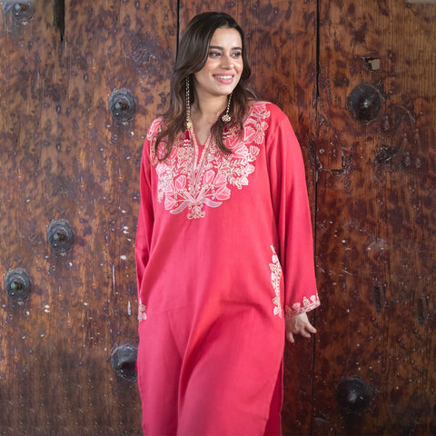 Noon Chai Pheran | Hand Embroidered