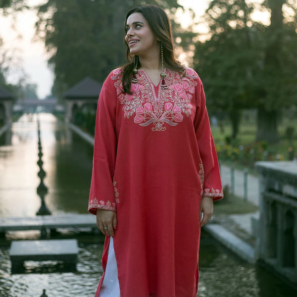 Noon Chai Pheran | Hand Embroidered