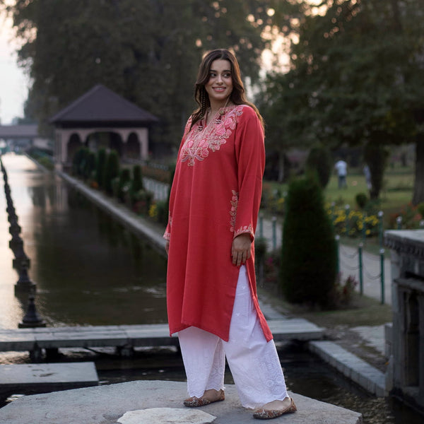 Noon Chai Pheran | Hand Embroidered