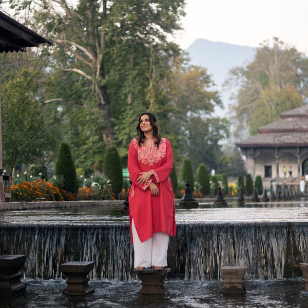 Noon Chai Pheran | Hand Embroidered