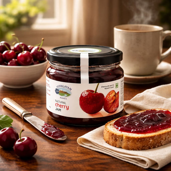 Cherry Jam – Juicy Himalayan Fruit Preserve (370g)