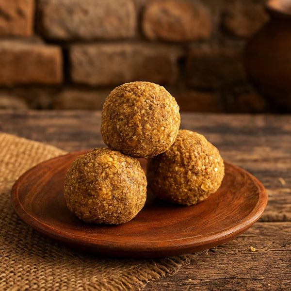 Homemade Panjiri Ladoo | Traditional Jammu Sweet (pack of 6)