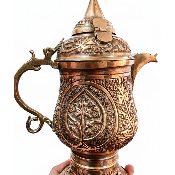 Kashmiri Copper Samovar | Handmade | Makes 4-5 Cups