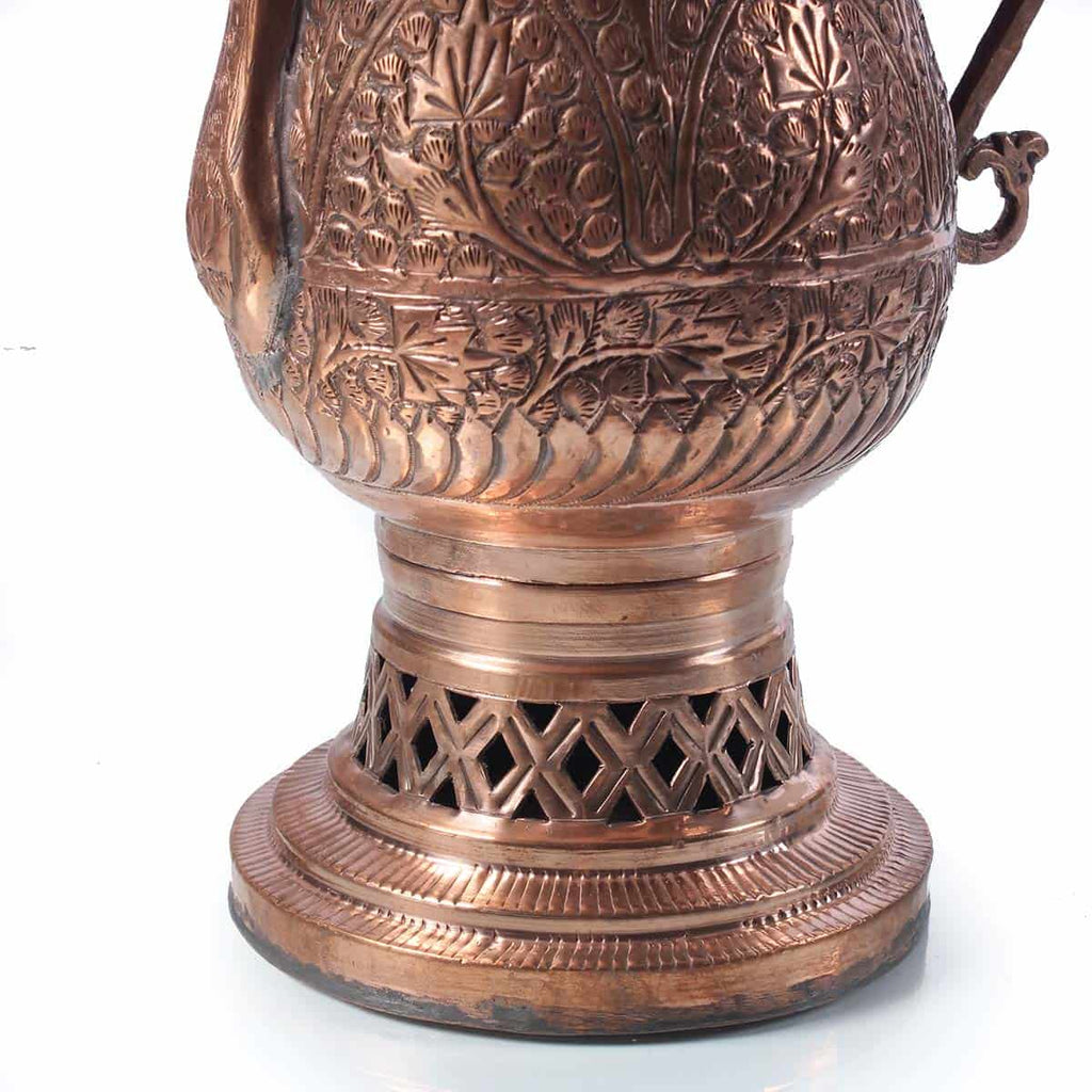 Buy Handmade Kashmiri Copper Samovar Online | 4-5 Cups – Treasures of ...