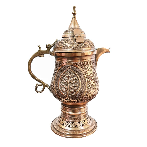 Kashmiri Copper Samovar | Handmade | Makes 4-5 Cups