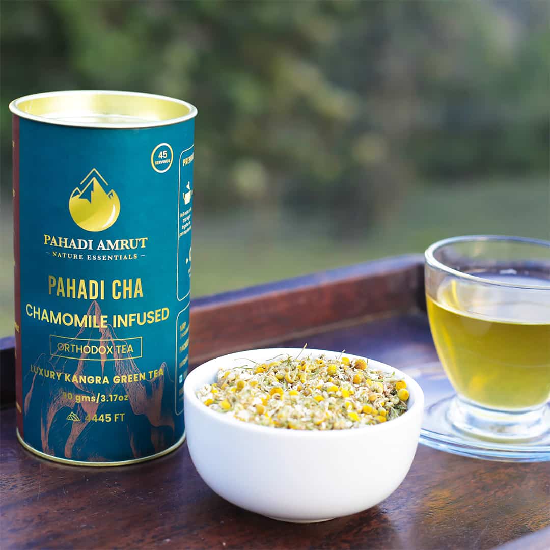 Kangra Tea Infused With Dried Chamomile flowers | 45 Servings