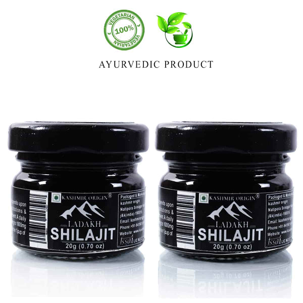 KO Pure & Natural Kashmiri Shilajit For Strength and Stamina 20 Grams