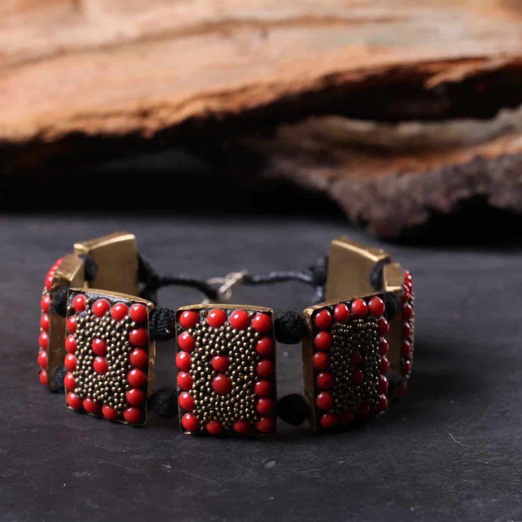 Buy online Red sandalwood bracelet with pleasant & soothing aroma @Best  price - Rudra Centre