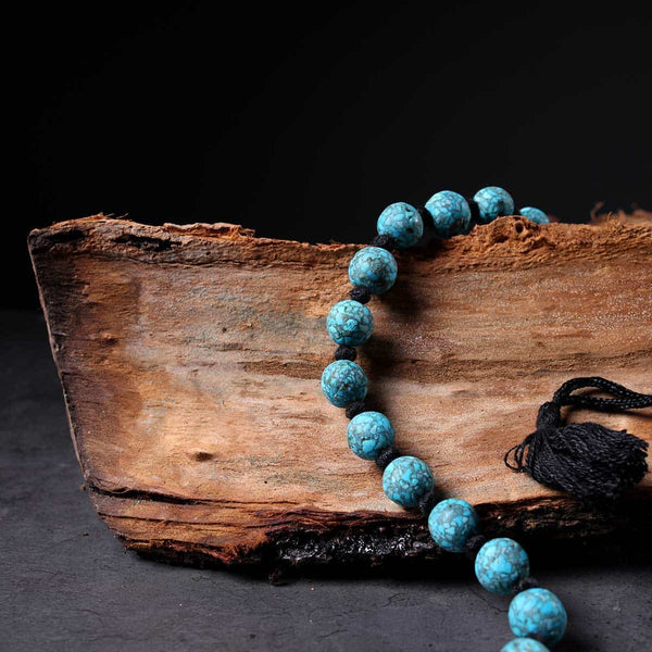 Turquoise Circular Handmade Chain