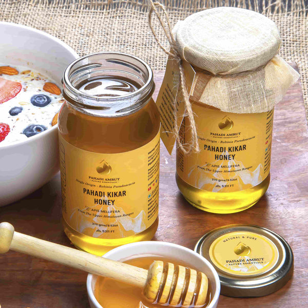 Kikar Honey | Raw Kashmiri  Acacia Honey | Single Origin | 500 gms