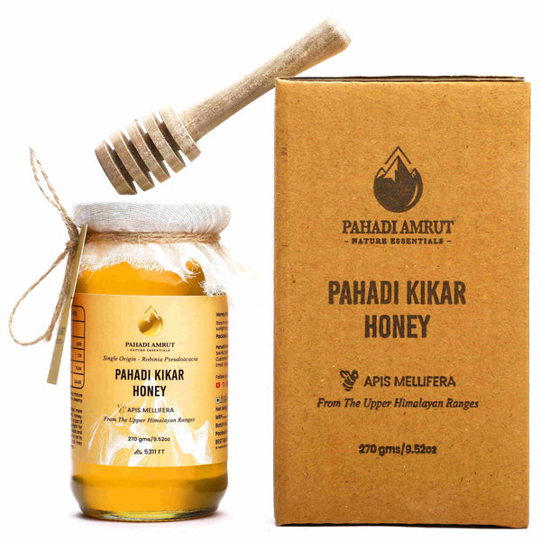 Kikar Honey | Raw Kashmiri Acacia Honey | Single Origin | 270 gms