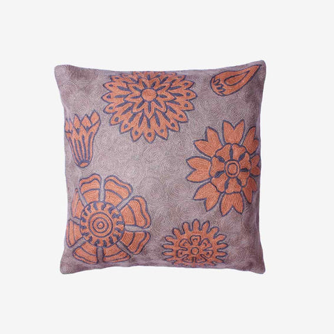 Pastel-Hued Handcrafted Cushion Cover