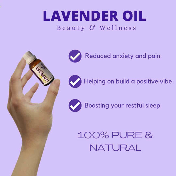 Pure Kashmiri Lavender Oil | Concentrated Formula - 20 ml