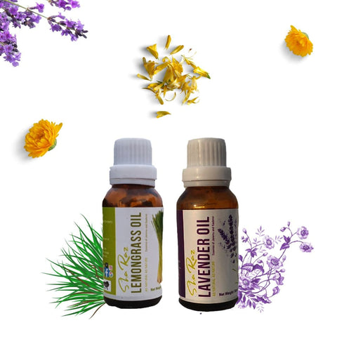 Lavender Oil & Lemongrass Oil | Combo Pack - 20 ml