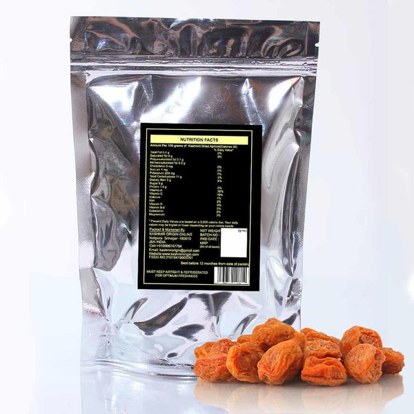 KO Organic Dried Apricots (400gms)