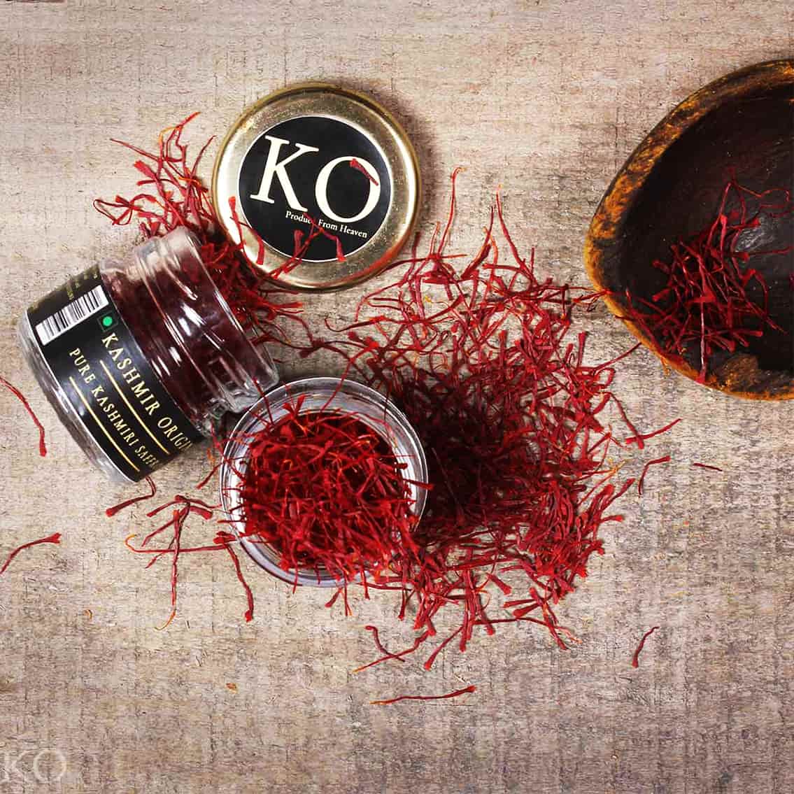 KO Pure and Best Quality Organic Saffron (3 gms)