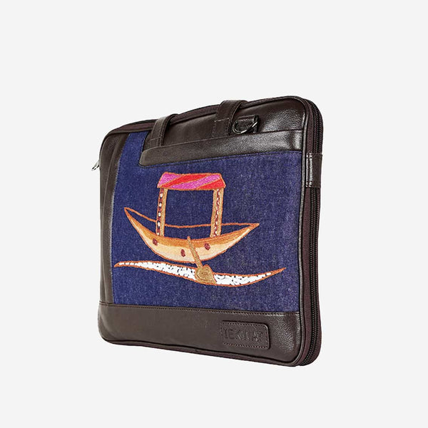 Shikara Embroidered Sling Laptop Bag